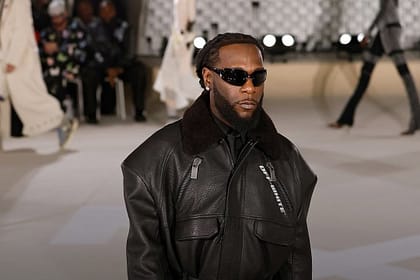 Burnaboy Debuts as a Model in Off-White Show in Paris Burnaboy Debuts as a Model in Off-White Show in Paris