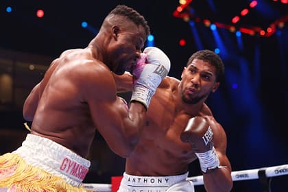 Full Replay: Anthony Joshua Knocks Out Francis Ngannou in Spectacular Showdown Full Replay: Anthony Joshua Knocks Out Francis Ngannou in Spectacular Showdown