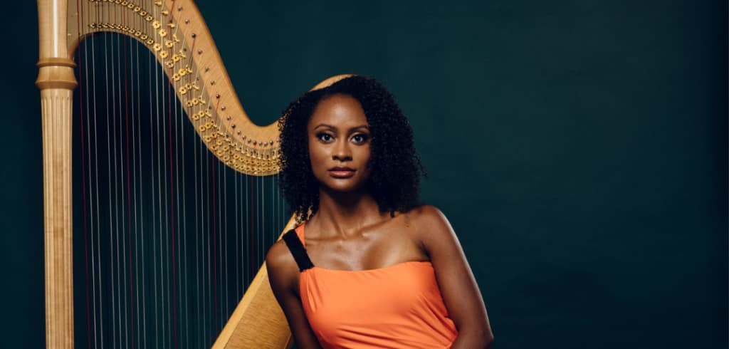 Meet Angelica Hairston, a Black Harpist Empowering the Next Generation of Artists of Colour