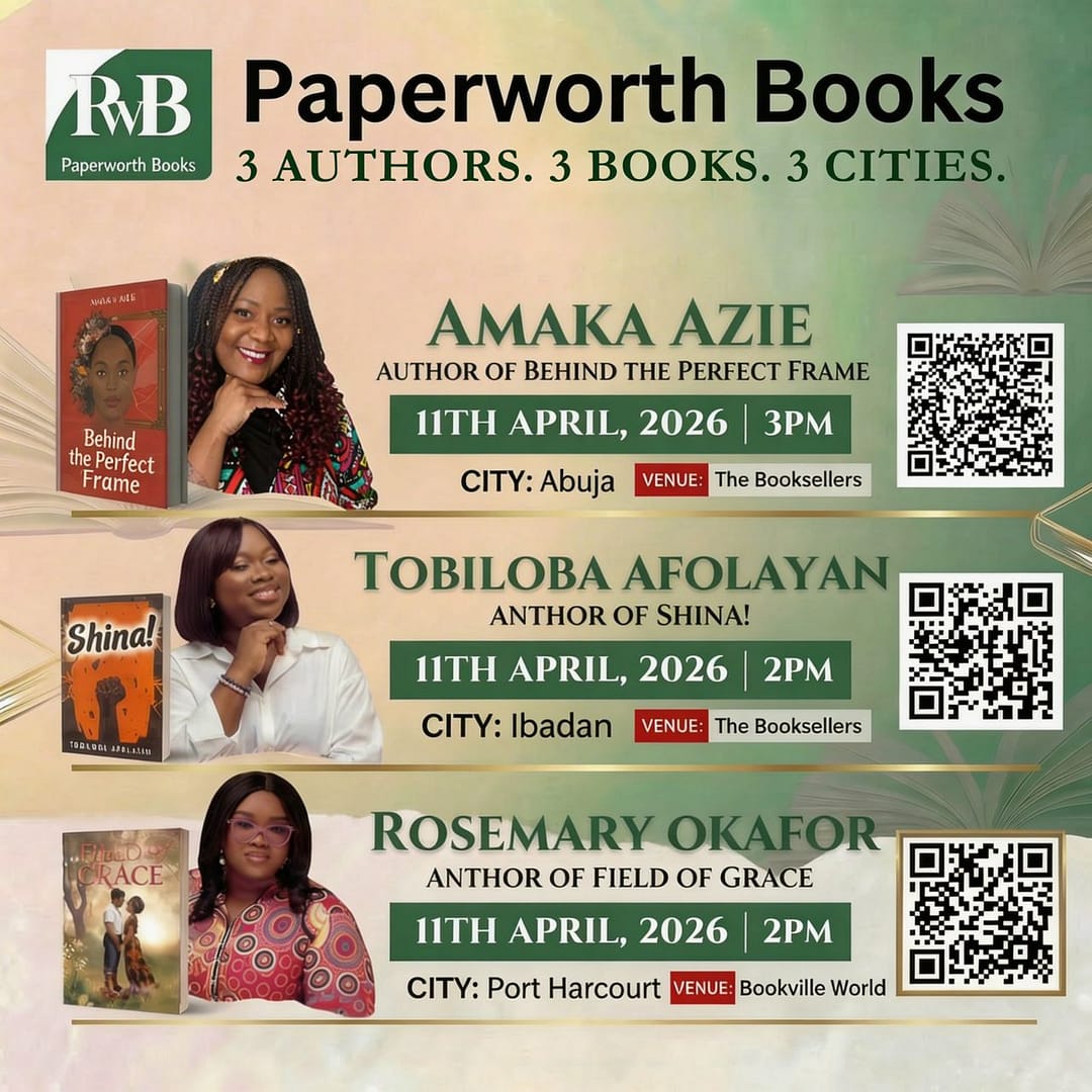 Paperworth Books Launches TripleCity Author Showcase Across Three Nigerian Cities