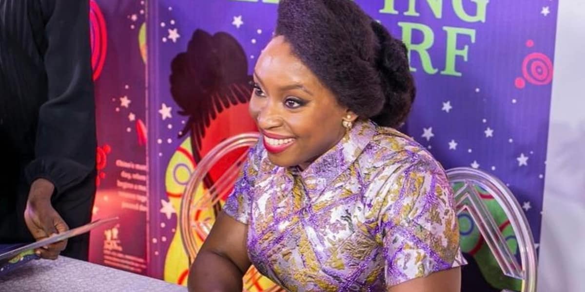 Chimamanda Ngozi Adichie Holds Magical Christmas Launch for Mama’s Sleeping Scarf