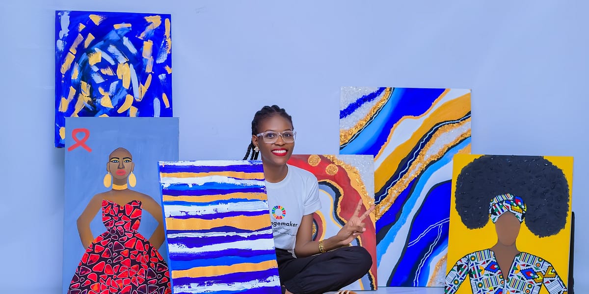 This 25-Year-Old Artist is Using Art To Build A Cancer Aid Fund For Nigerians