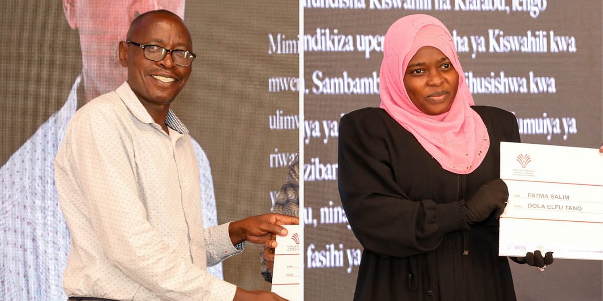 Philipo Oyaro and Fatuma Salim Win the 2023 Safal-Cornell Kiswahili Prize for African Literature