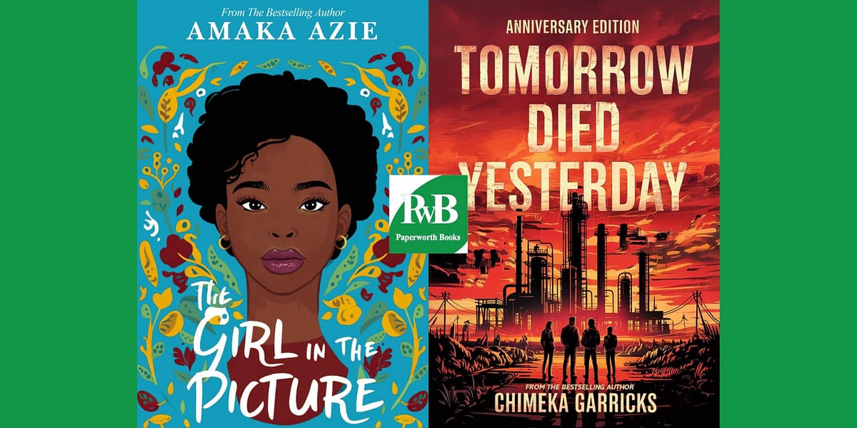 Paperworth Books Rolls Out Chimeka Garricks’ Classic and Amaka Azie’s Debut