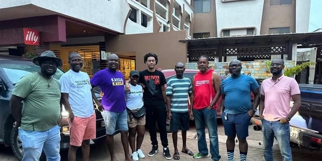 Group of 13 Ghanaians Travelled for 16 Days by Road from Accra to London